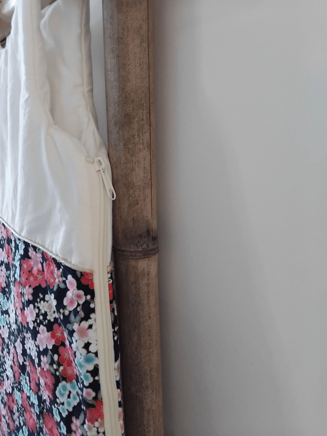 Gigoteuse FLEURS DE CERISIER 0/6 mois personnalisable
