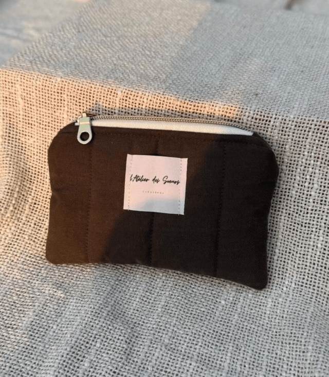 Ensemble porte monnaie et sac " KAKI"
