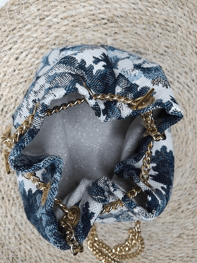 Mini sac FLEUR BLEUE