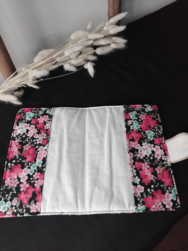 Housse pour carnet de santé FLEURS DE CERISIER