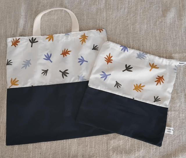 Ensemble tote bag + pochon Garçon 