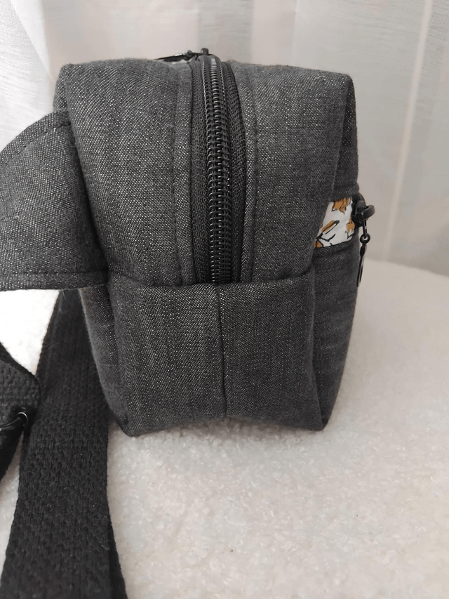 Banane rectangulaire homme upcyclée "JEAN"
