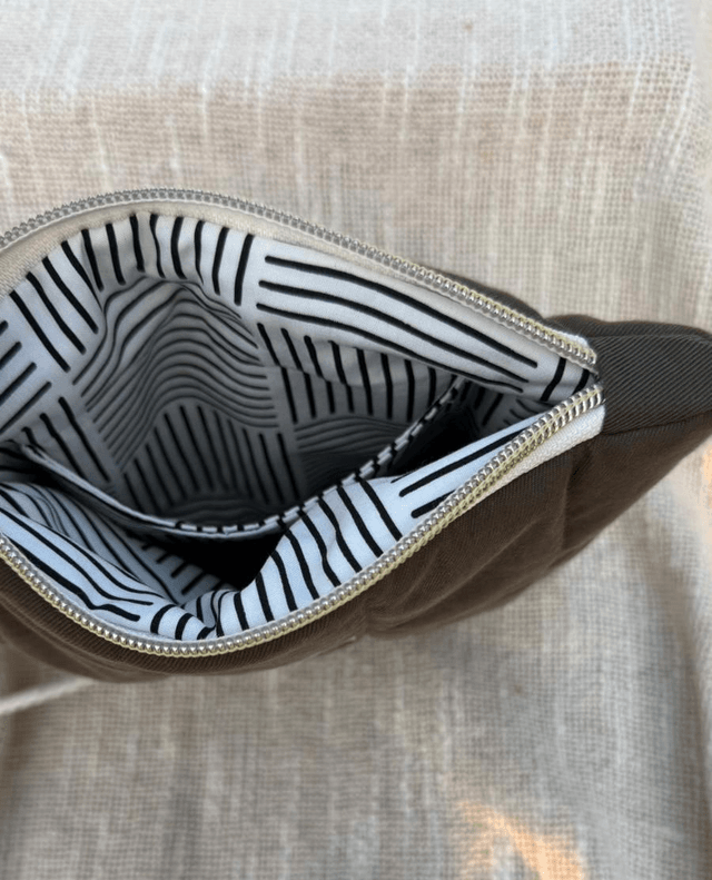 Ensemble porte monnaie et sac " KAKI"