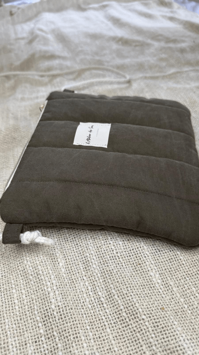 Ensemble porte monnaie et sac " KAKI"
