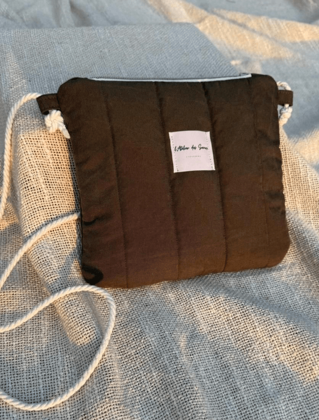 Ensemble porte monnaie et sac " KAKI"